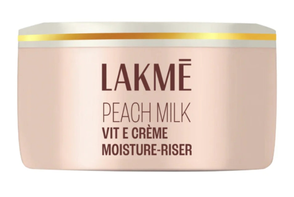Lotions & Moisturizers- Lakme Peach Milk Vit-E Creme Moisture-Riser 24 Hours Non-Sticky Moisturizer Lock 50gm