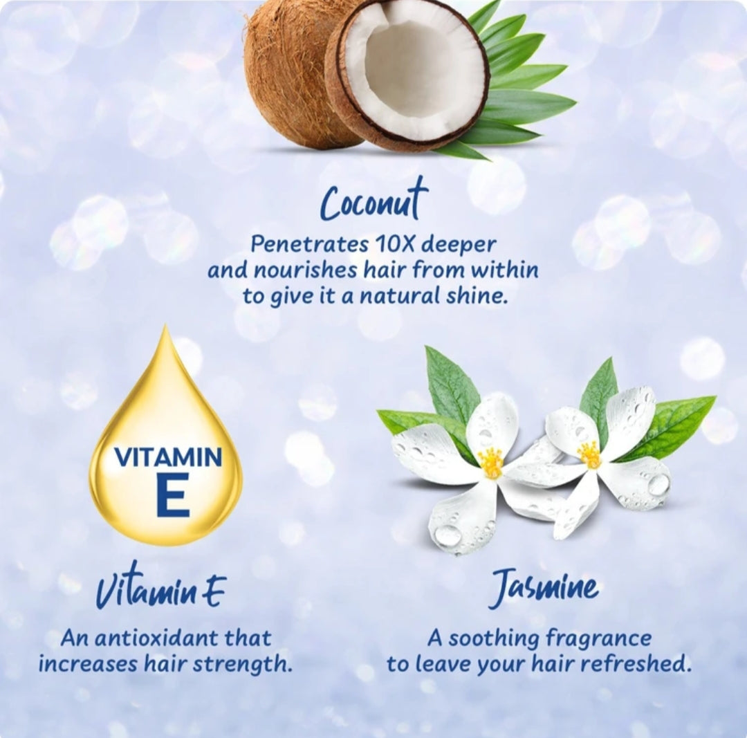 Hair Oil- Parachute Advanced Jasmine Non-Sticky Hair Oil that is enriched with Coconut Oil, Vitamin-E, and Jasmine Extracts to Nourish and Moisturize Hair - 45ml