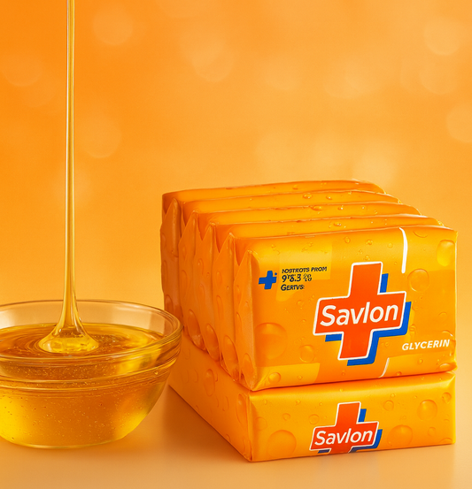 Bathing Soap- Savlon Bathing Soaps (Value Pack of 5 Units) infused with Glycerin for Soft & Moisturised Skin and Protects from 99.99% Germs - 120gmx5