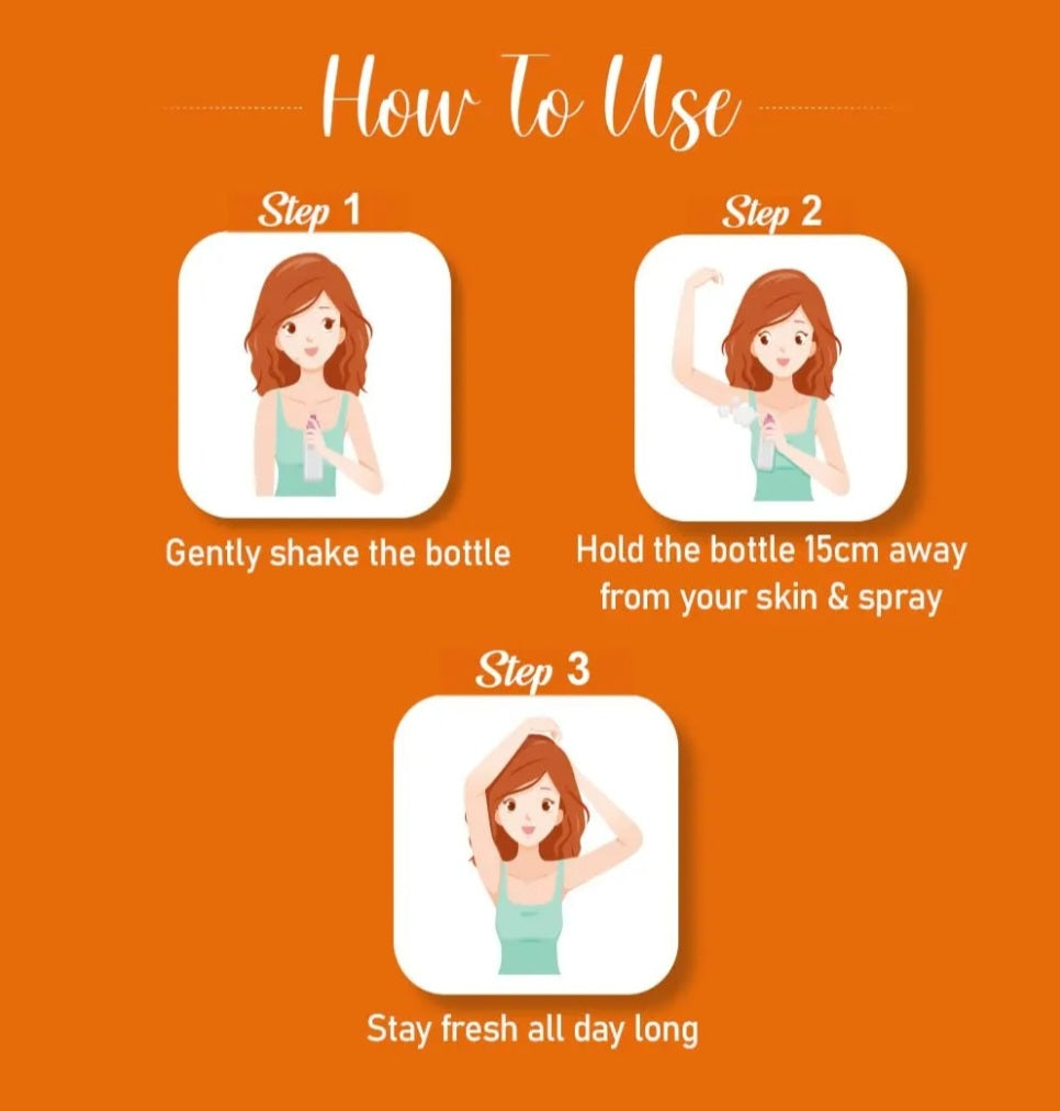 Perfumes & Deodorants- Spinz Orange Zest Perfumed Deo For Women, With International Fragrances For Long Lasting Freshness And 24 Hours Protection From Odour Causing Bacteria, 150ml