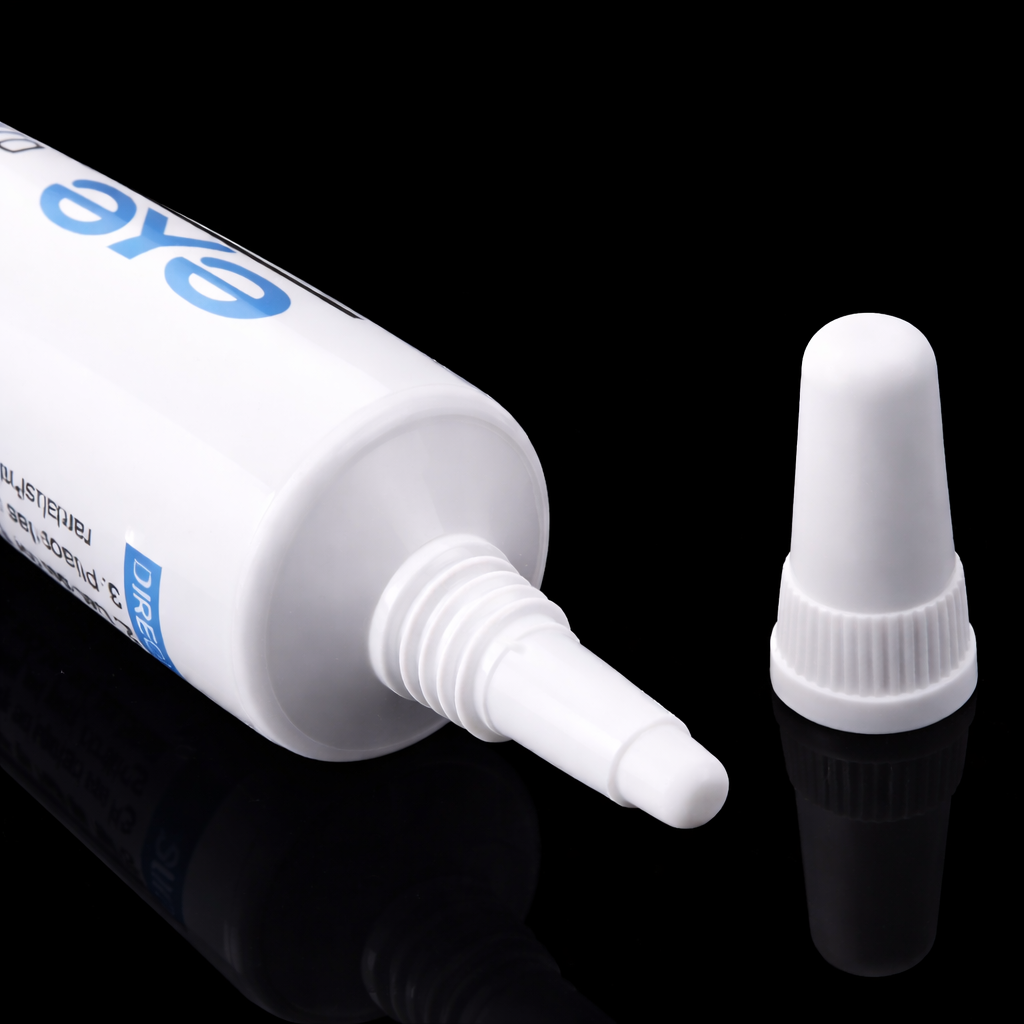 Makeup Eyelash Adhesive Glue- EYE Eyelash Adhesive Glue, a waterproof formula that dries clear-white and is designed for securely bonding false eyelashes to natural lashes - 7gm