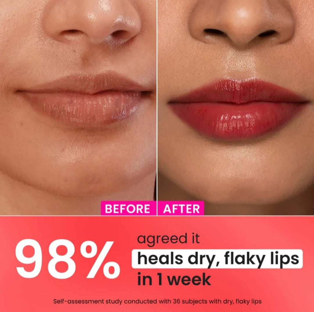 Lip Balm- Dot & Key Barrier Repair (Ceramide+Peptide) SPF 50 PA+++ (UVA & UVB) Red Romance Strawberry Lip Balm 10gm