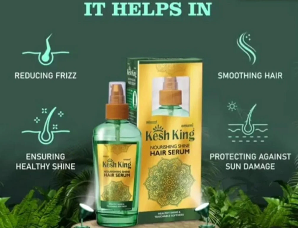 Hair Serum- Kesh King Nourishing Shine Hair Serum for Healthy Shine & Touchable Softness of the Hairs 100ml