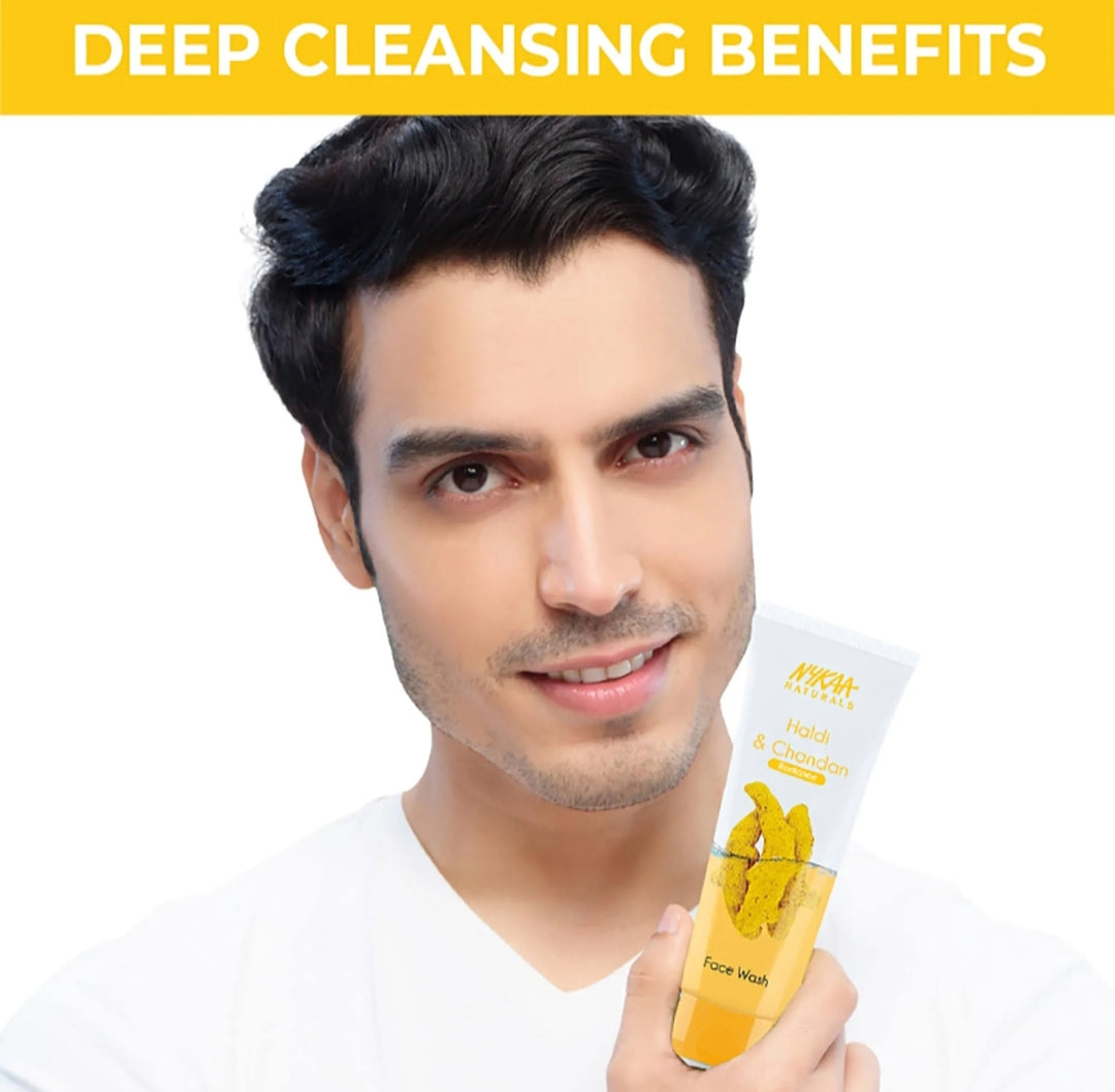 Face Scrub- Nykaa Naturals Haldi & Chandan Radiance Face Scrub 100gm