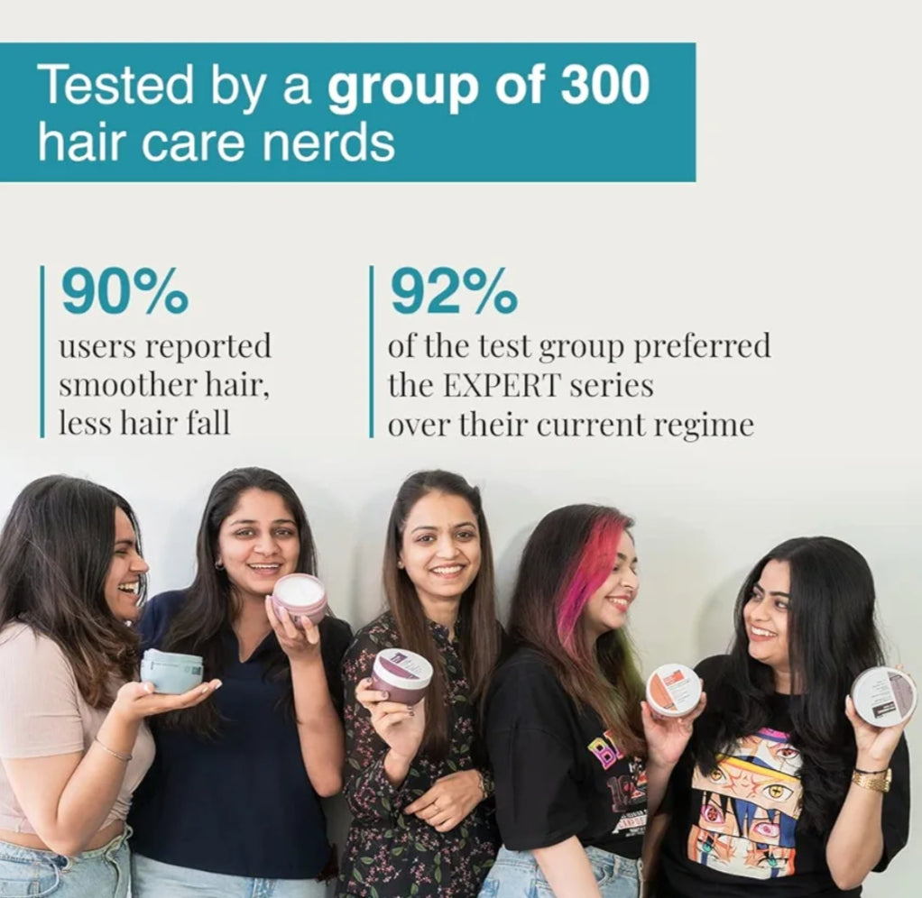 Hair Mask- Bare Anatomy EXPERT Damage Repair Mask with Ceramide A2 and Coconut Milk Protein. Designed to repair and strengthen damaged hair, provides 3x strengthening and improves texture & shine - 250gm