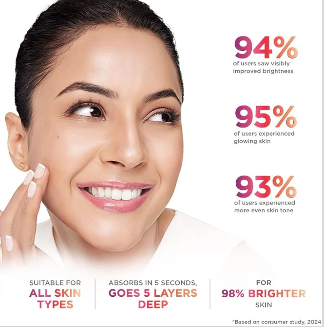 Brightening & Glowing Cream- Glow & Lovely Re-New Bright Multivitamin (Vitamin B, C & E) Serum Cream 50gm