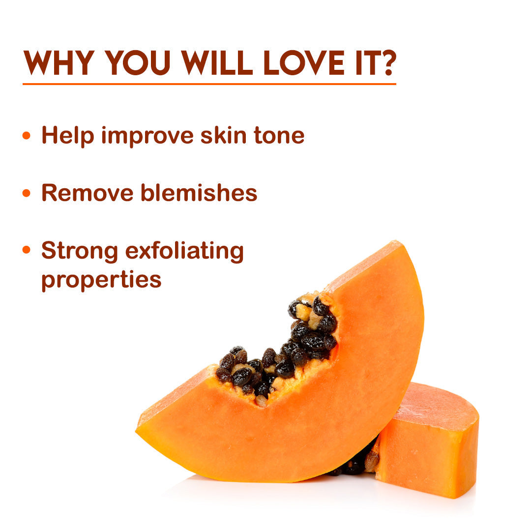 Face Wash- JOVEES Herbal's Paraben Free PAPAYA Face Wash for Young, Glowing and Even Toned Skin - 50ml