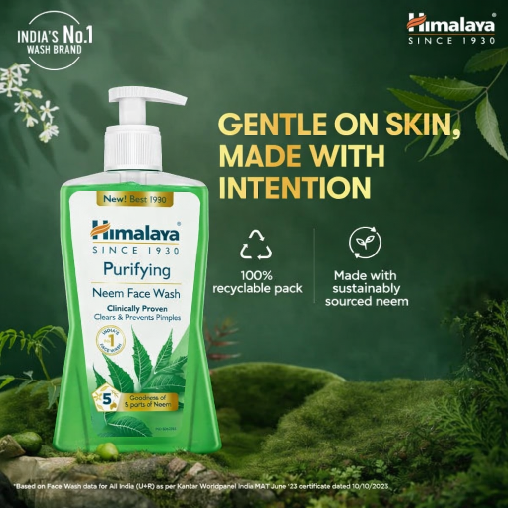 Face Wash- Himalaya Purifying & Clinically Proven Neem Face Wash which Clears & Prevents Pimples - 400ml