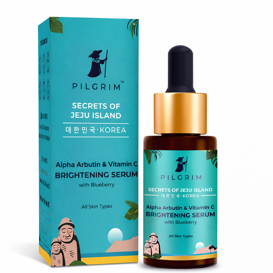 Face Serum- PILGRIM'S Vitamin-C Night Serum with Hyaluronic Acid & White Lotus, suitable for All Skin Types - 30ml