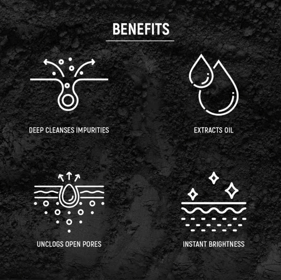 Face Wash- Salon in a Box Daily Deep Cleansing Brightening Face Wash with Volcanic Ash & Activated Charcoal 150ml