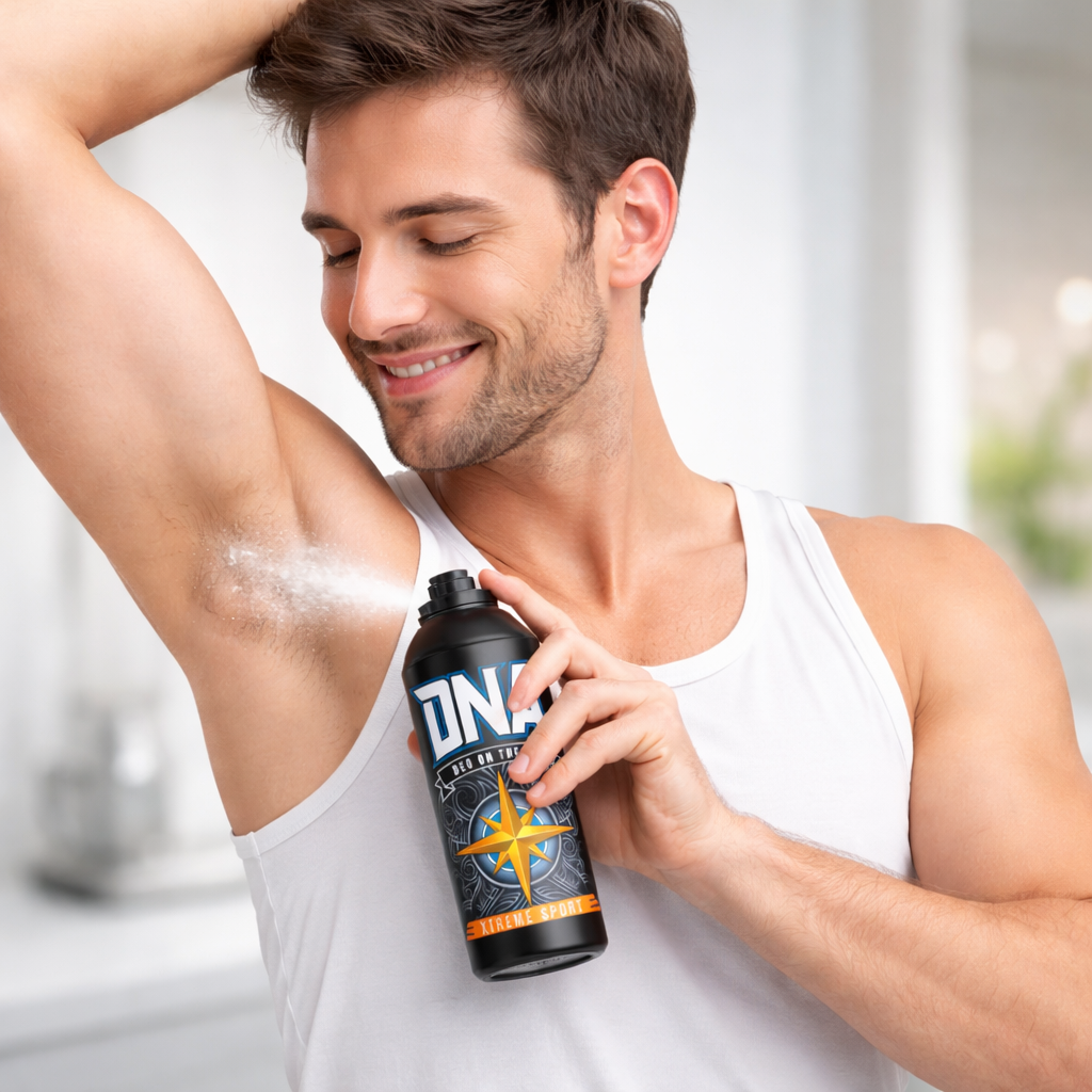 Perfumes & Deodorants- DNA's XTREME SPORT Deo On The Go Long-Lasting Fragrance Body Deodorant Spray with Sweat Buster - 150ml