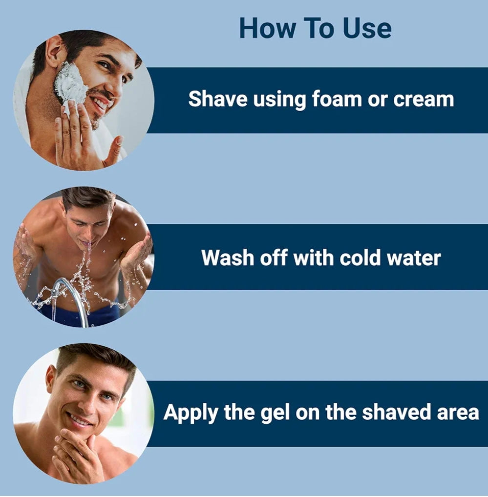 Shaving & Grooming- Bombay Shaving Company's Fitkari After Shave Gel enriched with Fitkari & Aloevera which is an Antiseptic Formula for Healing & Hydrating the Skin After Shave - 100gm