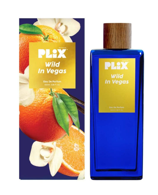 Perfumes & Deodorants- PLIX Wild In Vegas Mandarin & White Muskan Perfume 100ml