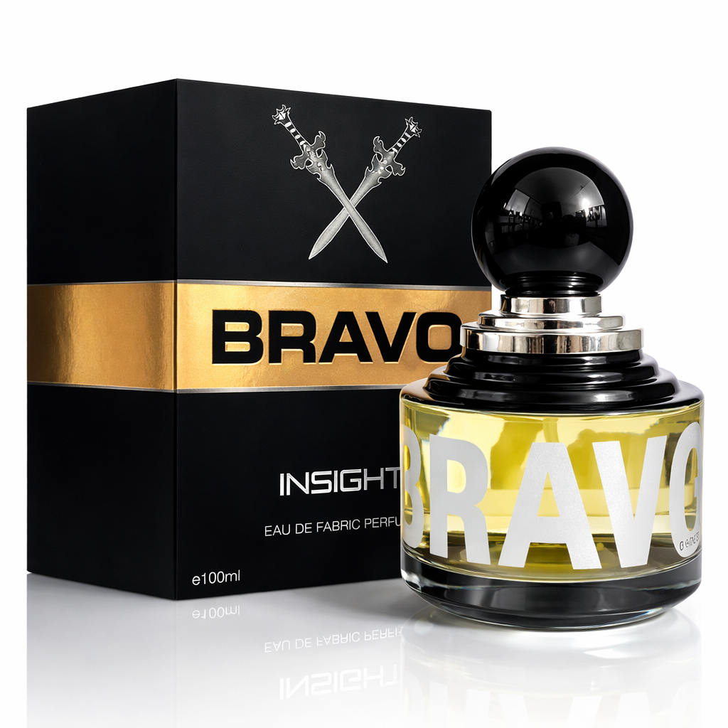 Perfumes & Deodorants- INSIGHT's BRAVO EDP Long-Lasting Refreshing Perfume featured with Top Notes of Aromatic Citrus, a Fresh Floral Heart, and a Base of Sandalwood and Musk - 100ml