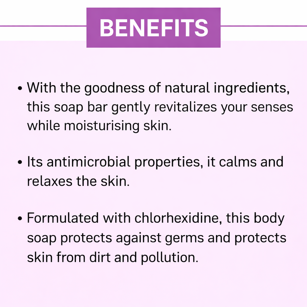 Bathing Soap- MyGlamm's Wipeout Germ Killing Soap with the Goodness of Rose and Honey which Soothes & Nourishes Skin - 75gm