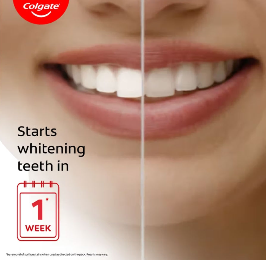 Toothpaste- COLGATE VISIBLE WHITE DAILY ENAMEL SAFE TOOTH PASTE 240 GM (200 GM+40GM Free)