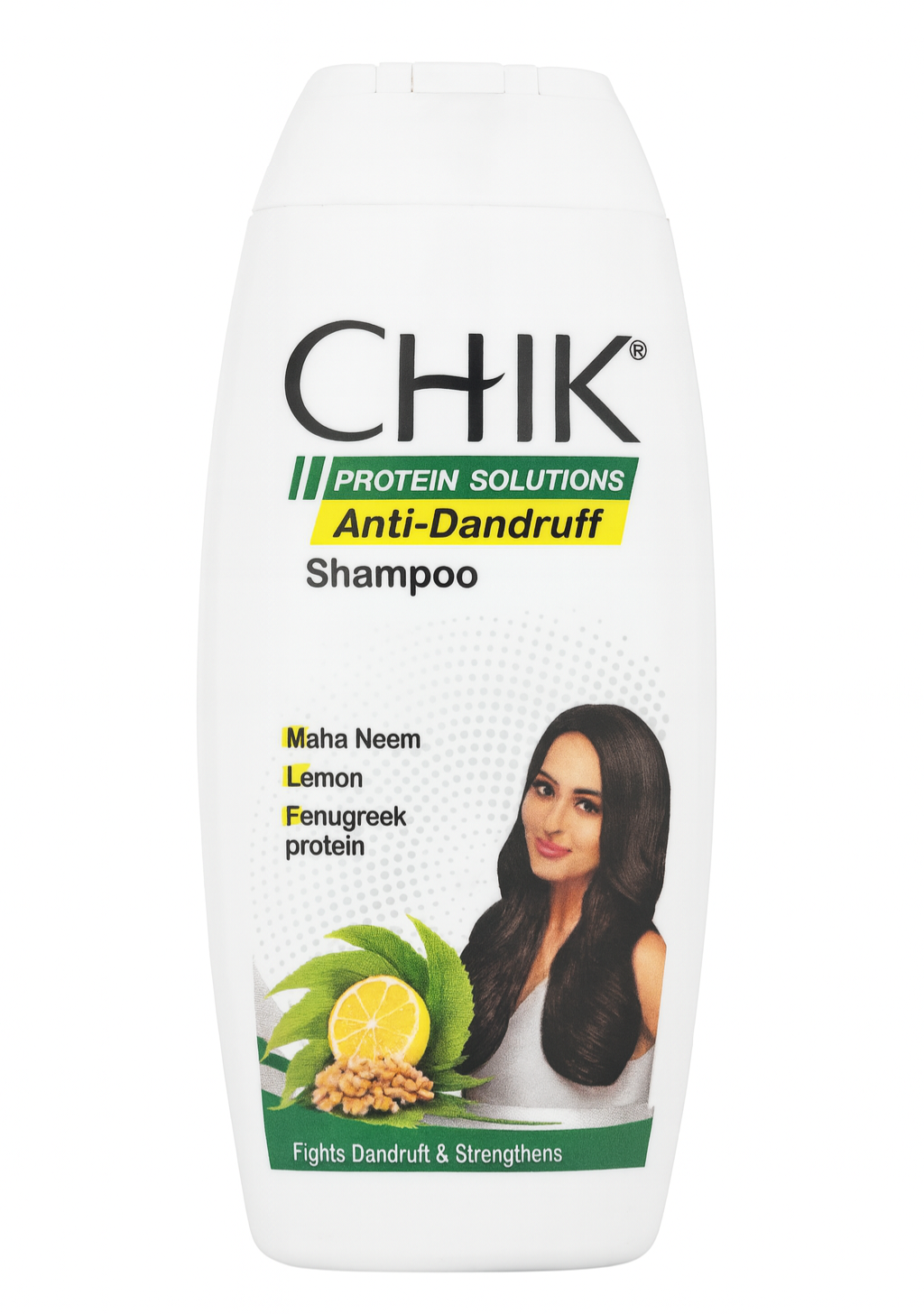 Hair Shampoo- CHIK Anti-Dandruff Shampoo enriched with Neem, Lemon and Fenugreek Protein which Fights from Dandruff and Strengthen the Hairs - 45ml