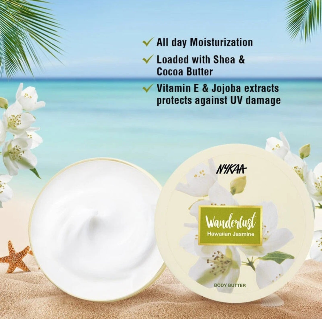 Lotions & Moisturizers- Nykaa Wanderlust Hawaiian Jasmine Body Yogurt 250ml