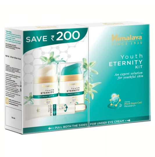 Face Day & Night Cream- HIMALAYA YOUTH ETERNITY KIT COMBO (Day Cream, Night Cream & Under Eye Cream)