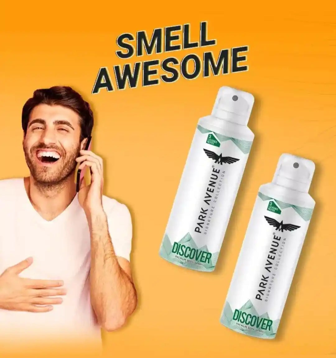 Perfumes & Deodorants- PARK AVENUE Signature Collection Discover Premium Body Spray with Layered Notes 150ml
