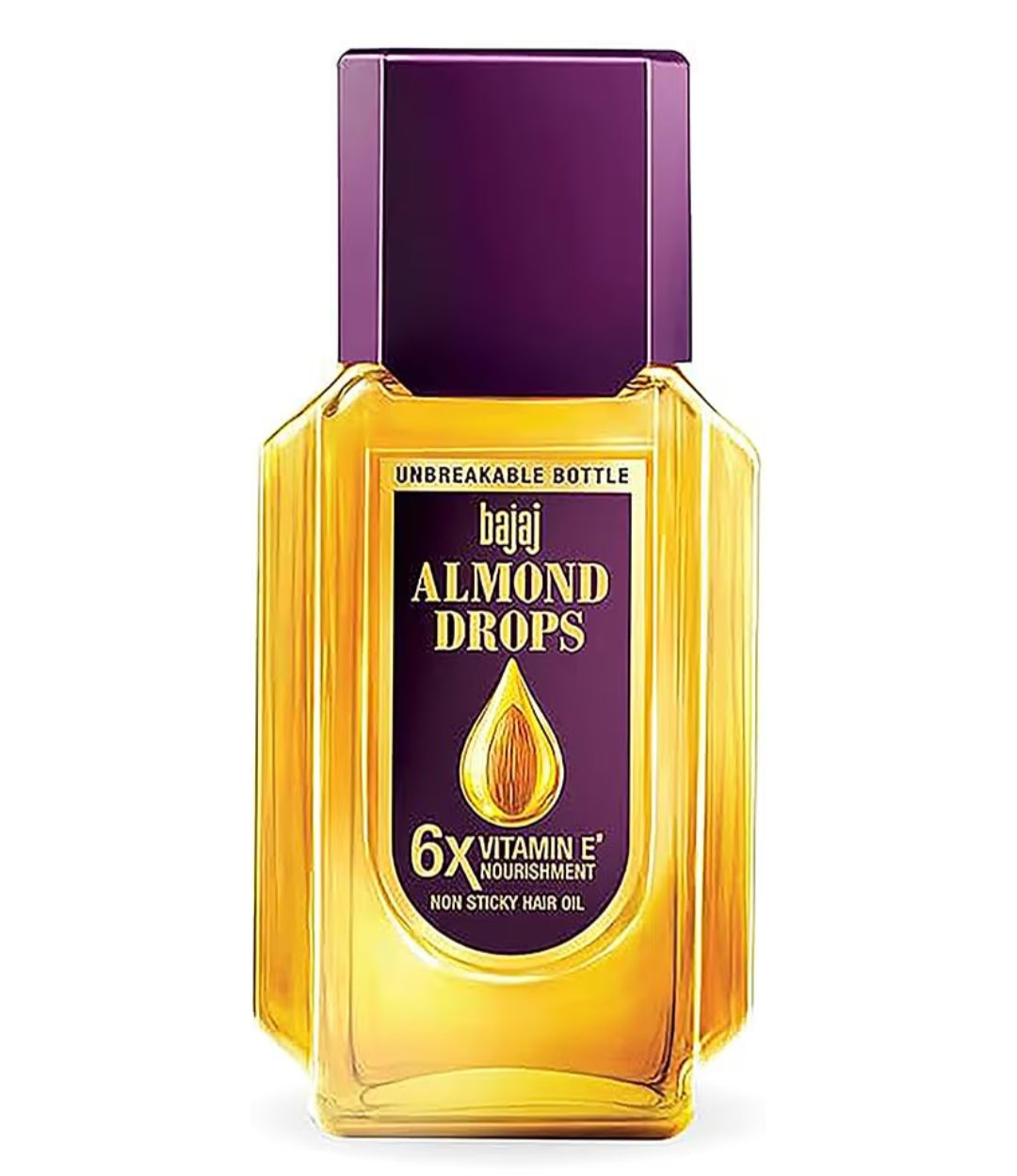 Hair Oil- Bajaj Almond Drops 6x Vitamin-E Nourishment Non-Sticky Hair Oil which Reduces Hair Fall and Increases Hair Shine - 35ml