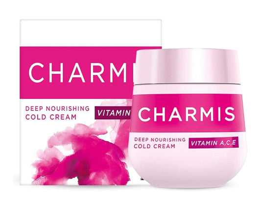Lotions & Moisturizers- CHARMIS Deep Nourishing Cold Cream with Vitamin A, C & E - 58ml