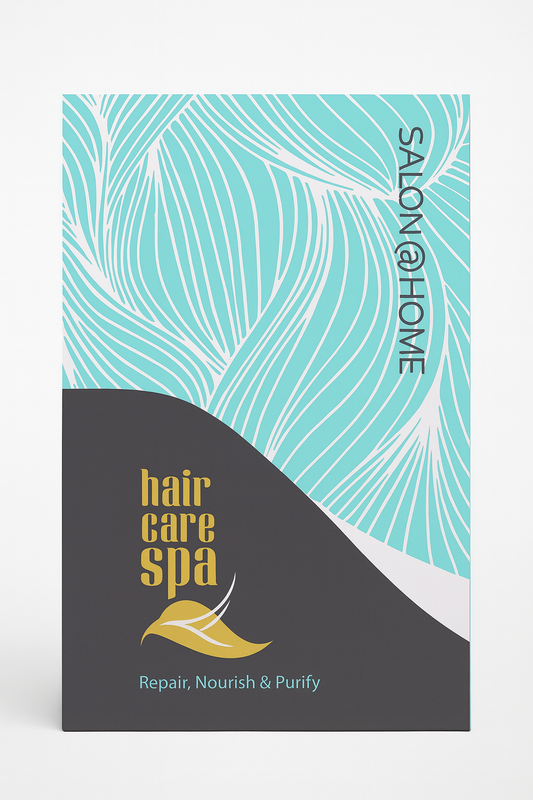 Hair Spa- Salon@Home Hair Care Spa Kit with Repair & Nourish Shampoo (1 unit-50ml), Nourishing Cream (2 units-100ml each) and Purifying Tonic (2 units-10ml each)