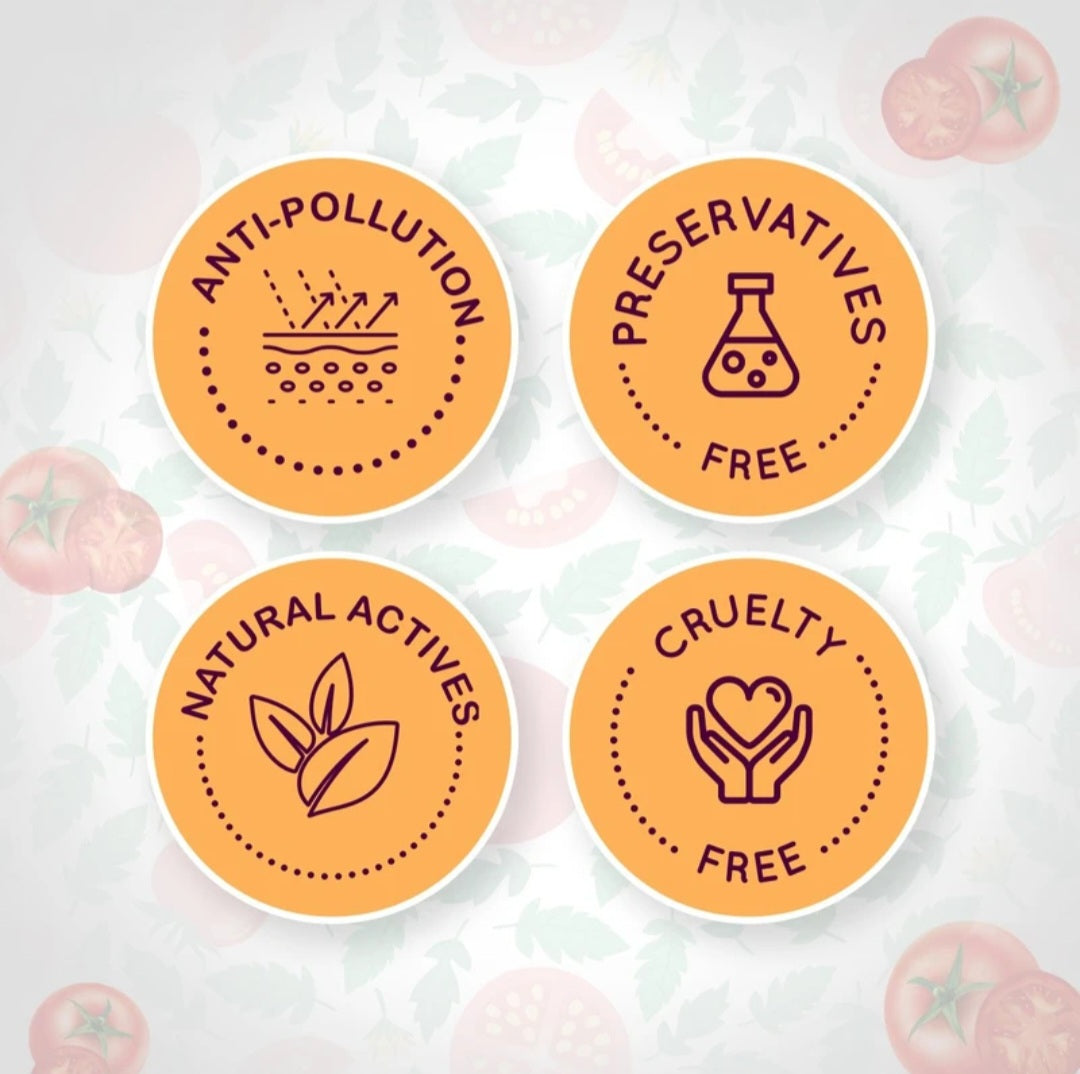 Face Sheet Mask- Lotus Herbals Safe Sun De-Tan Face Serum Sheet Mask enriched with Tomato Extract which Lightens the Effect of Sun Tan and Improves Skin Texture in 10 Minutes - 20gm