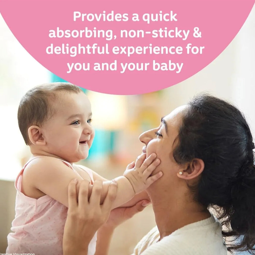 Baby Care Products- Johnson's Baby Lotion Enriched with Coconut Oil which Nourishes Baby's Skin for 24Hr - 100ml