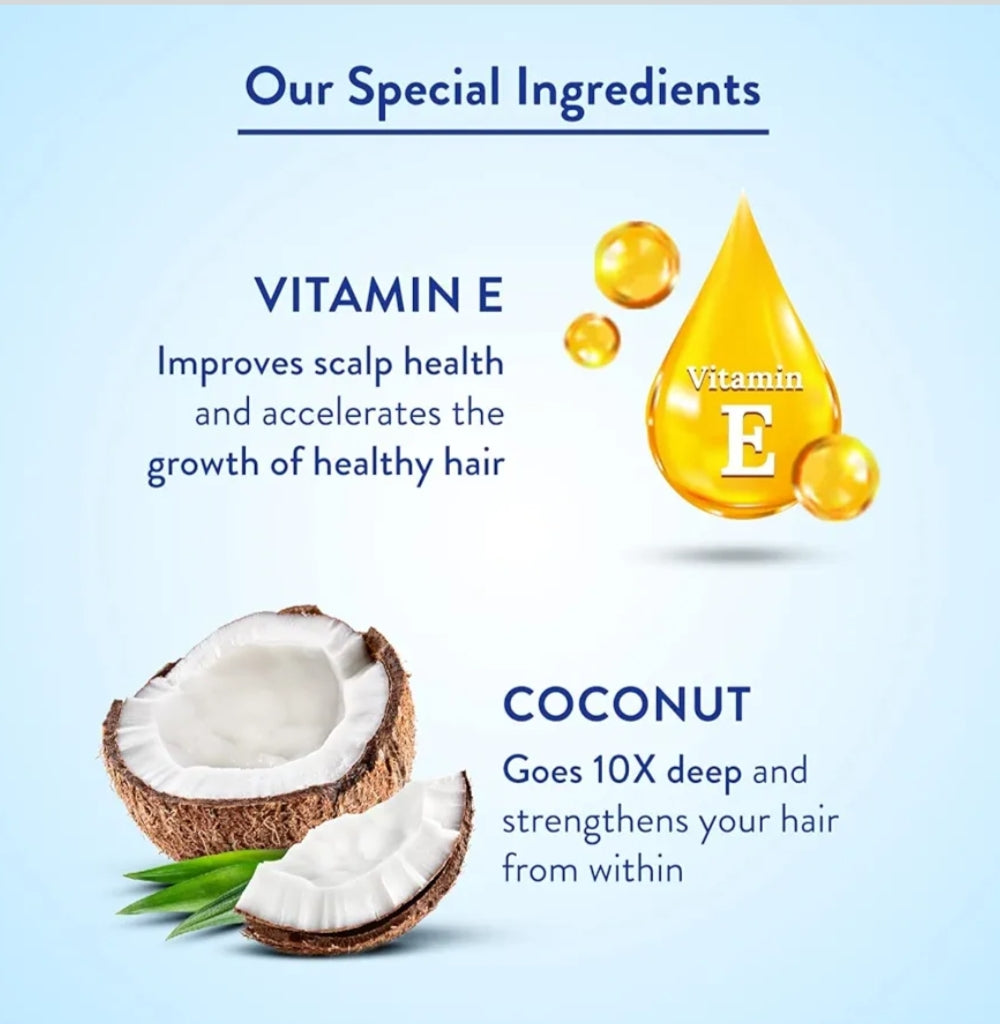 Hair Oil- Parachute Advansed Gold Coconut Hair Oil made with 100% Pure Coconut Oil and is enriched with Vitamin-E which Nourish Hair, Makes it Long, Strong & Healthy - 500ml