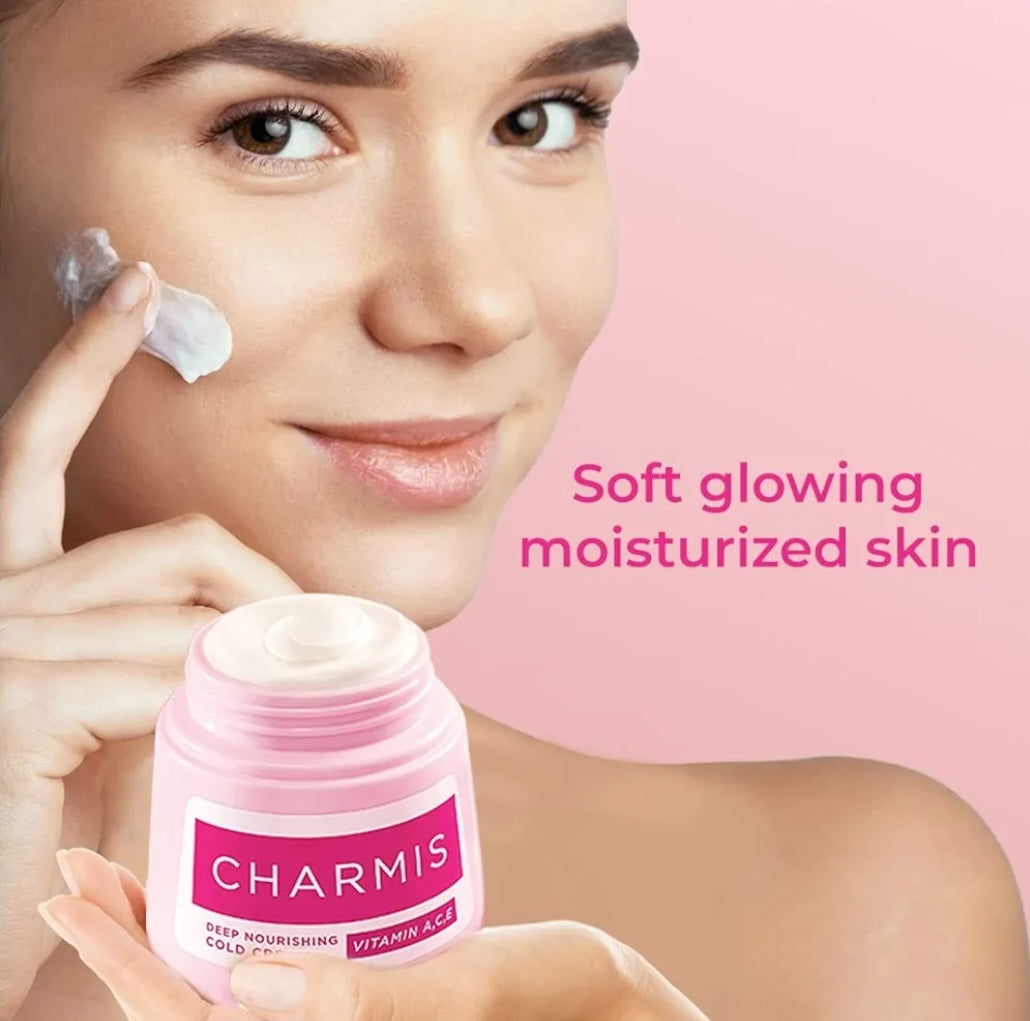 Lotions & Moisturizers- CHARMIS Deep Nourishing Cold Cream with Vitamin A, C & E - 58ml