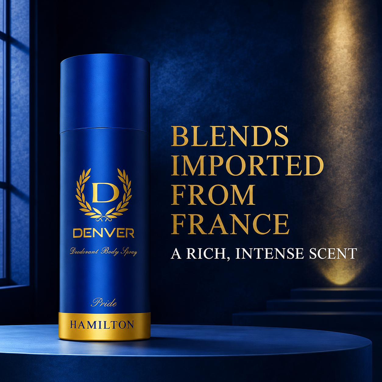 Perfumes & Deodorants- DENVER Hamilton PRIDE Long-Lasting Fragrance Deodorant Body Spray for the Real Men - 150ml