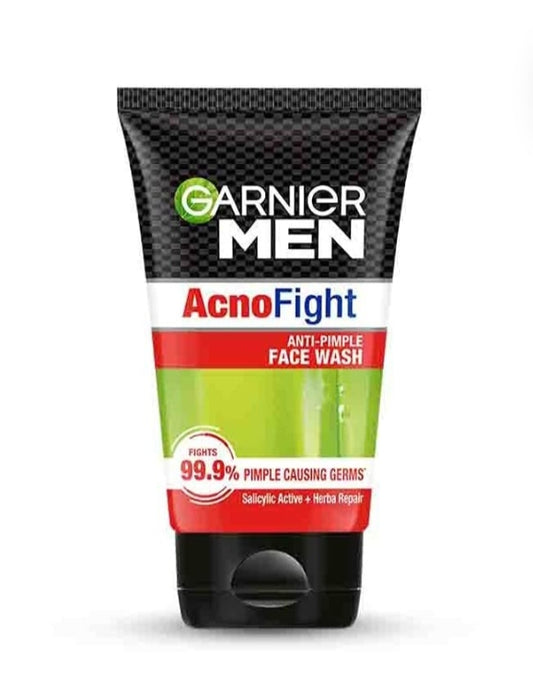 Face Wash- GARNIER MEN Acno Fight Anti-Pimple Face Wash with Salicylic Acid 100gm