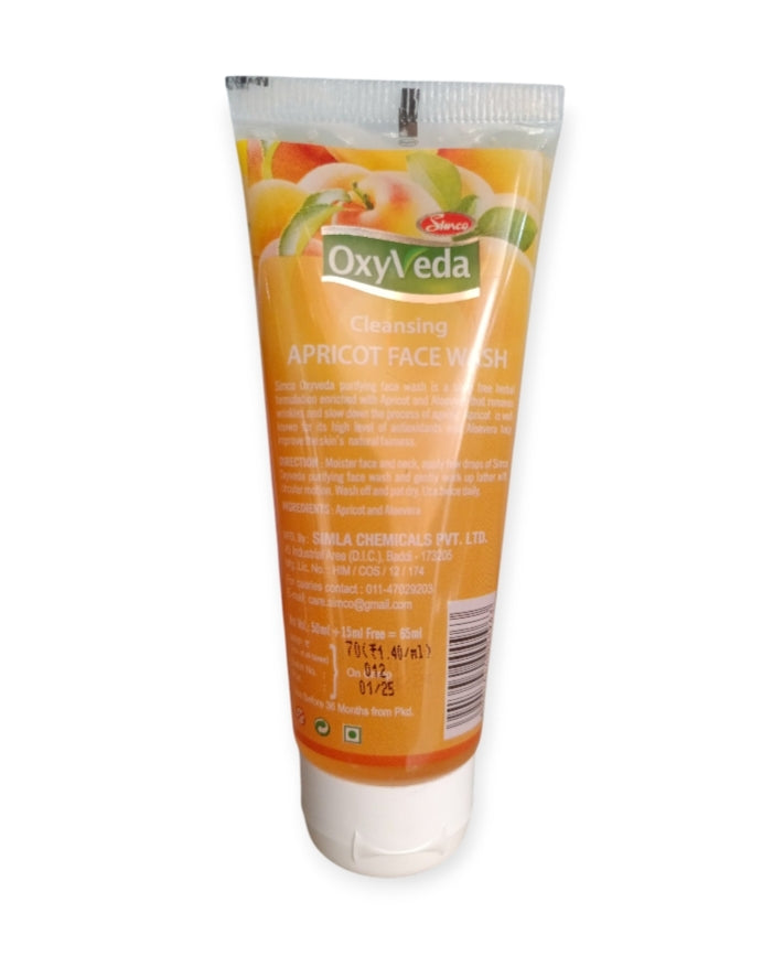 Face Wash- Magical Combination of OxyVeda Purifying Neem Face Wash (65 ml) and Cleansing Apricot Face Wash (65ml)