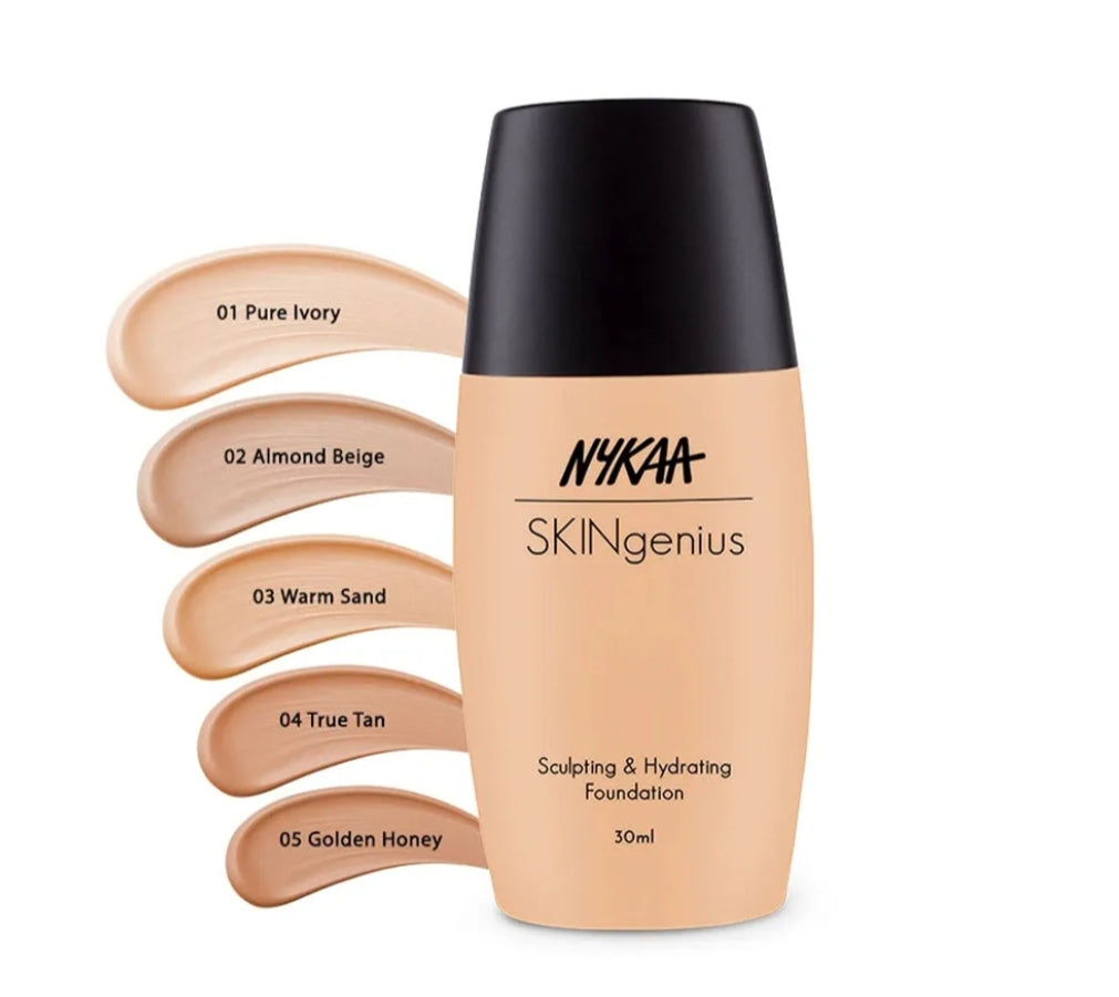 Makeup Foundation- NYKAA Skin Genius Sculpting & Hydrating Foundation - 30ml