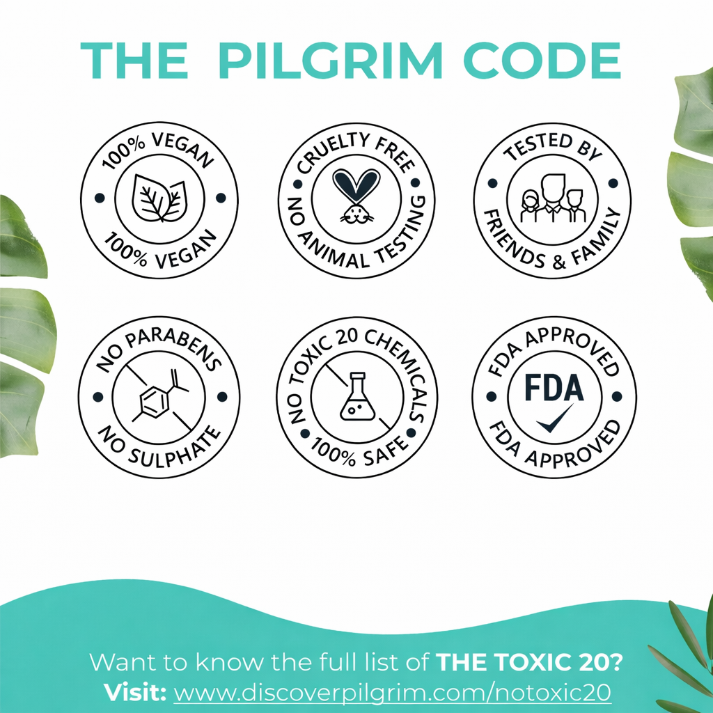 Face Serum- PILGRIM'S Vitamin-C Night Serum with Hyaluronic Acid & White Lotus, suitable for All Skin Types - 30ml
