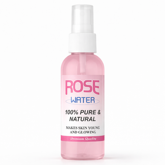 Rose Water- 100% Pure & Natural Premium Quality Rose Water which makes Skin Young & Glowing - 100ml