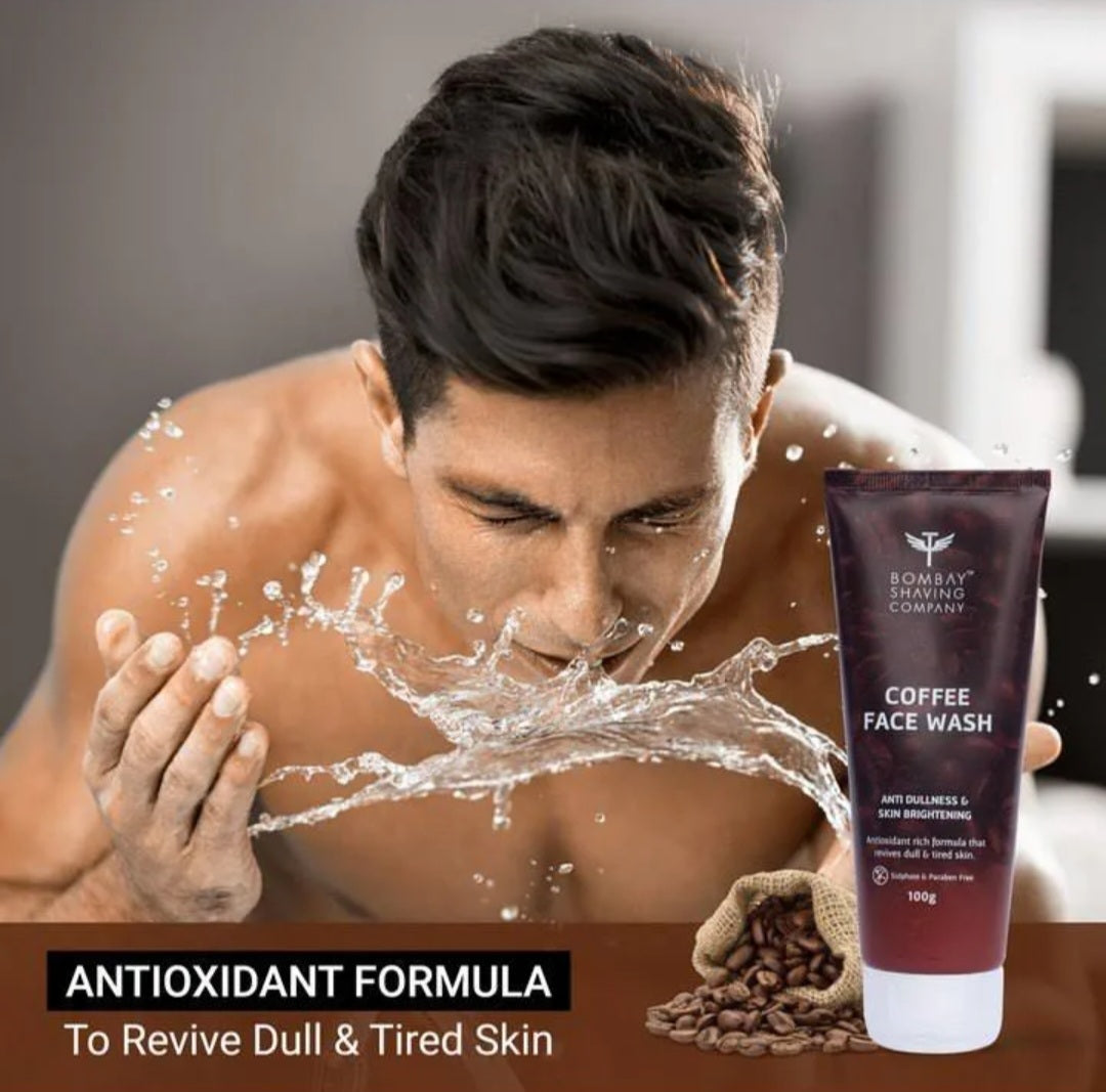 Face Wash- Bombay Shaving Company Coffee Face Wash with Antioxidant Formula for Brightening the Dull Skin 50gm