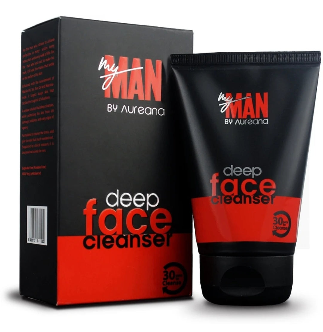 Face Wash- Aureana By My Man Deep Face Cleanser Face Wash 100 ml