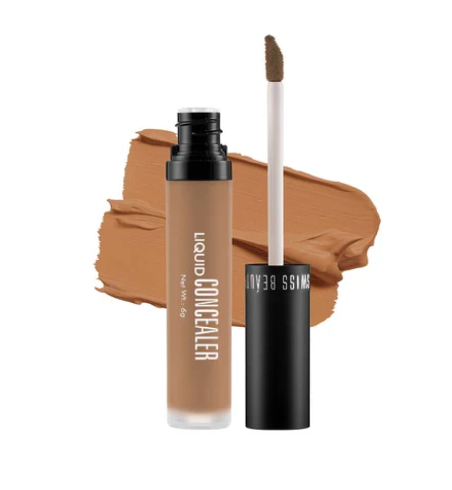 Makeup Concealer- SWISS BEAUTY Perfect Liquid Concealer 6gm (Shade-01: Warm Sand)