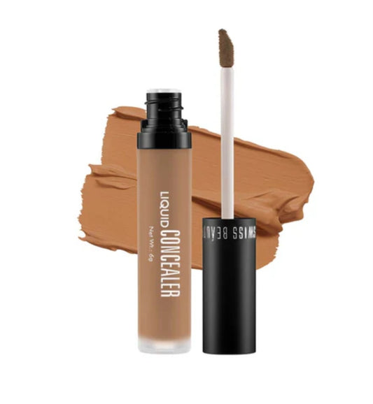 Makeup Concealer- SWISS BEAUTY Perfect Liquid Concealer 6gm (Shade-01: Warm Sand)