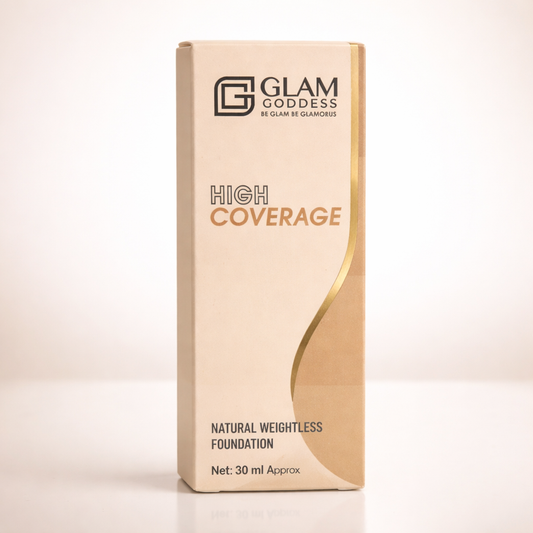Makeup Foundation- Glam Goddess High Coverage Natural Weightless Foundation - 30ml
