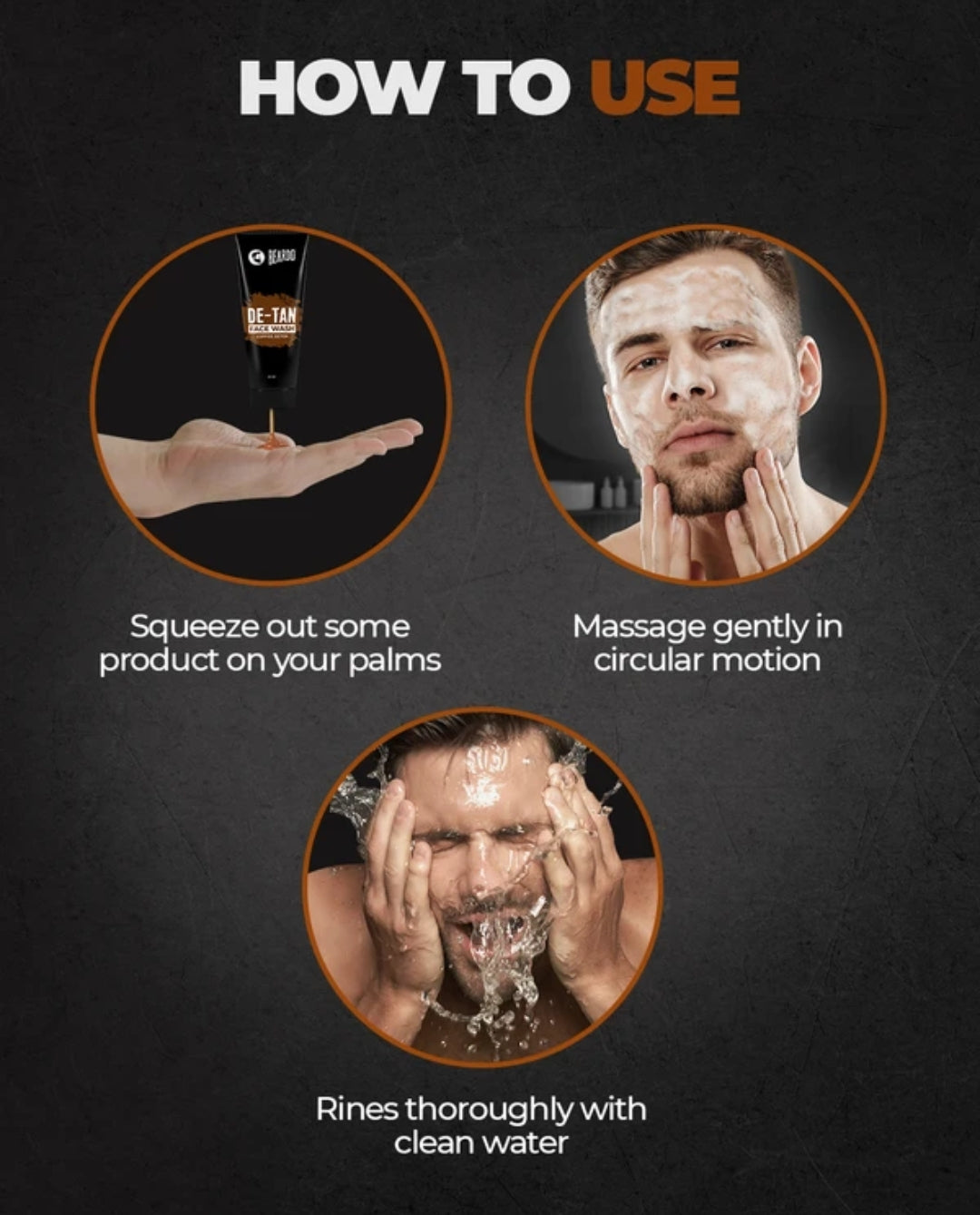 Face Wash- BEARDO DE-TAN Face Wash Coffee Detox 100ML