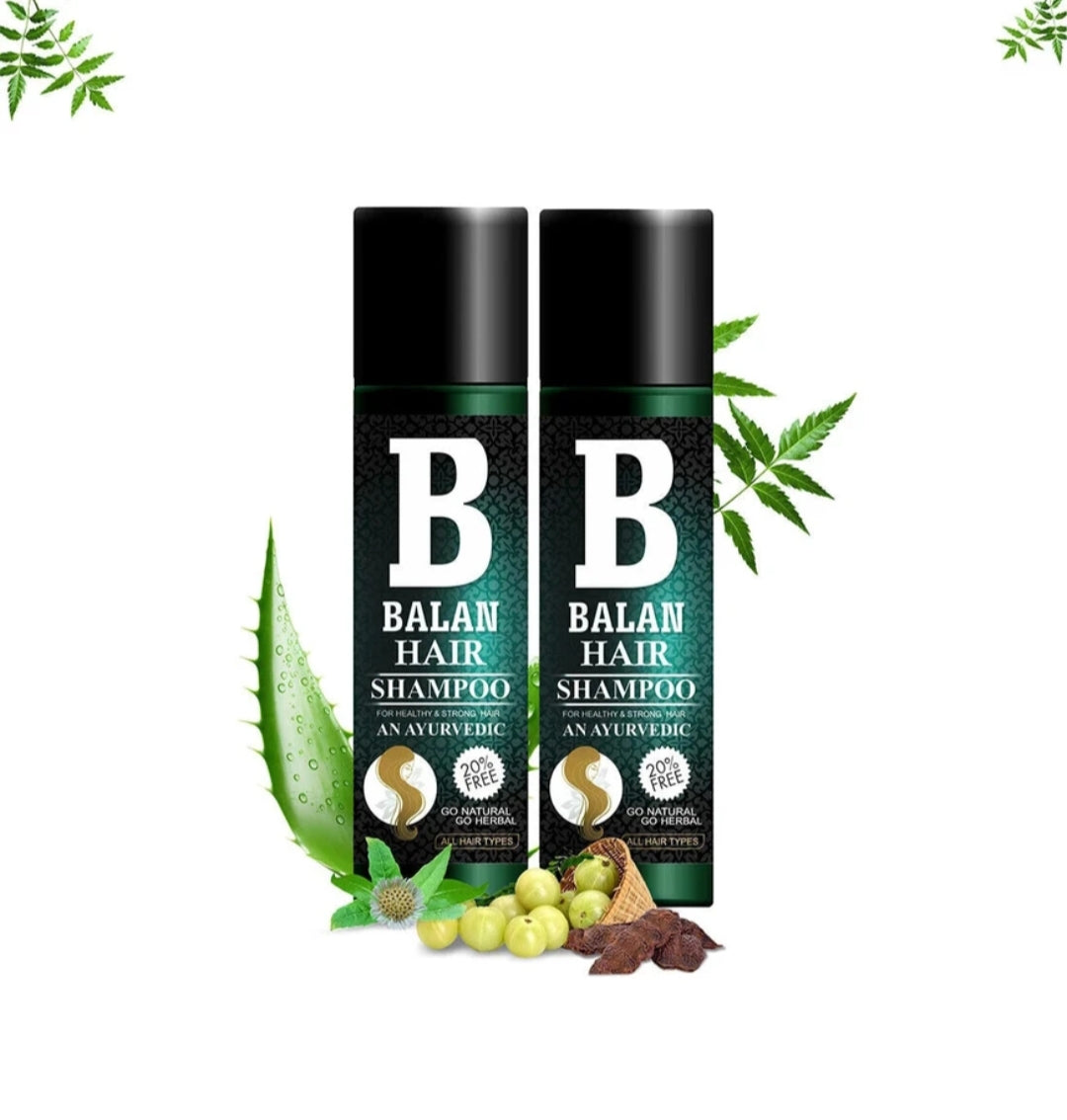 Hair Shampoo- Balan Ayurvedic Hair Shampoo Combo 120ml each (100ml + 20ml Free)