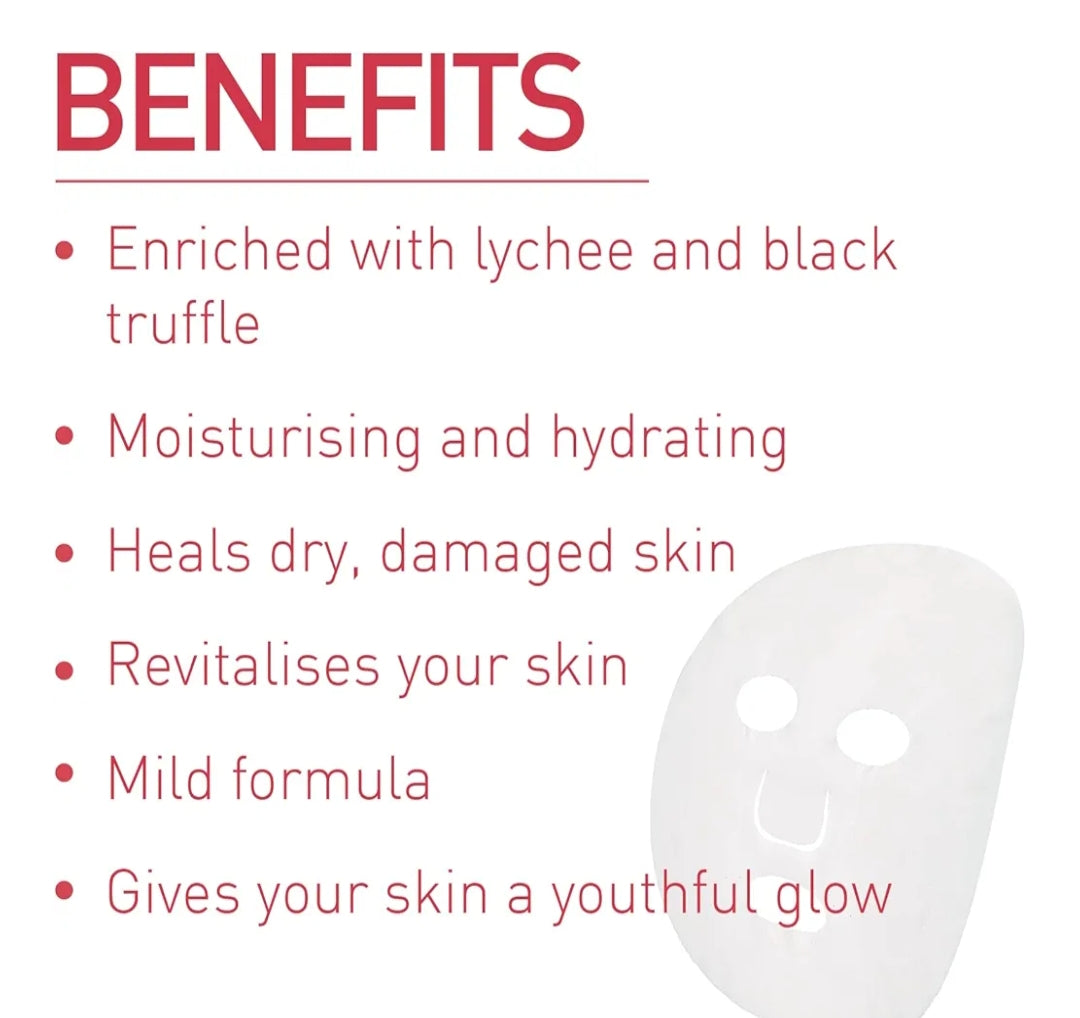 Face Sheet Mask- MyGlamm K.Play Lychee Hydrating Sheet Mask 20ml