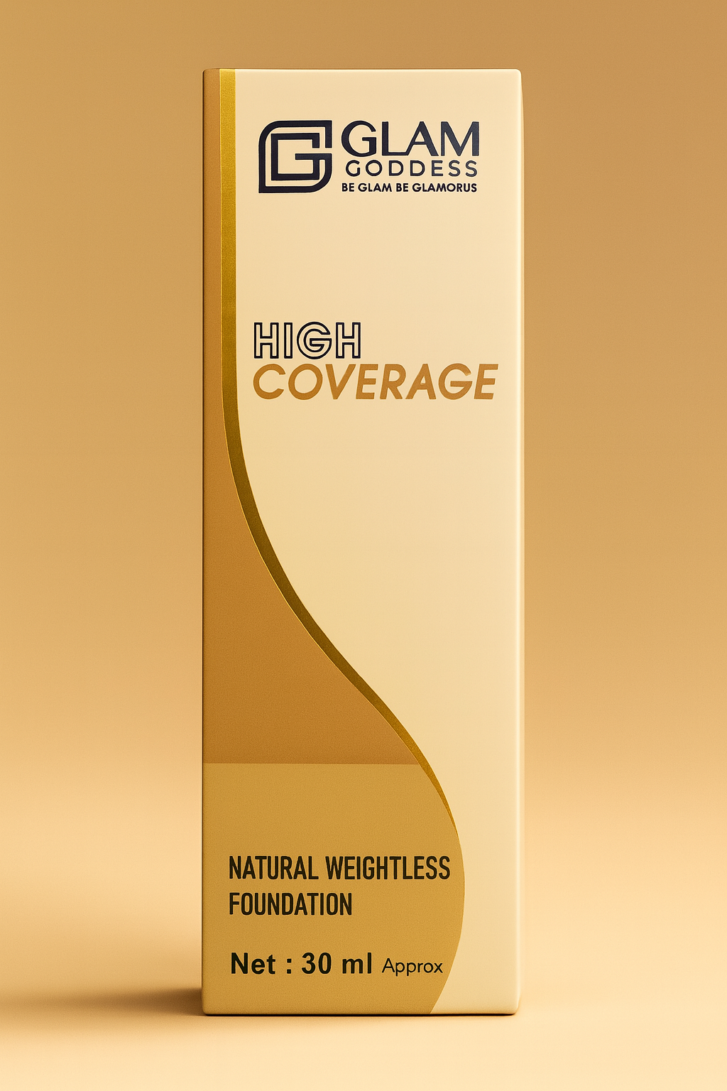 Makeup Foundation- Glam Goddess High Coverage Natural Weightless Foundation - 30ml