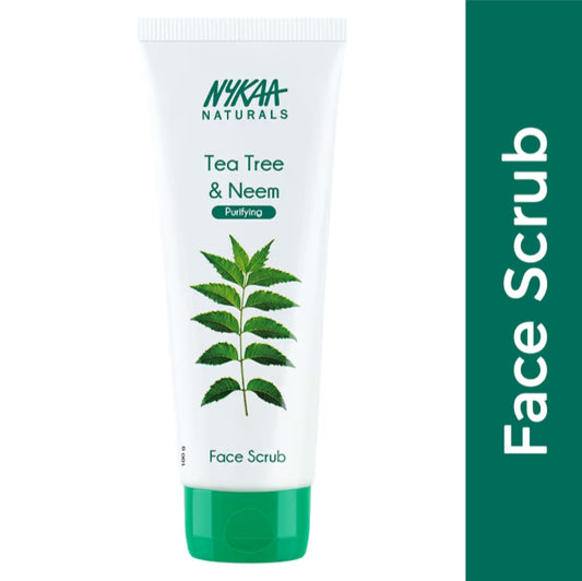 Face Scrub- Nykaa Naturals Tee Tree & Neem Purifying Face Scrub 100gm