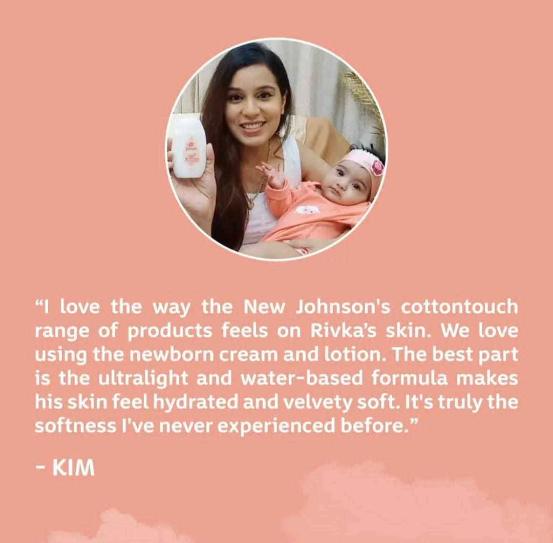 Baby Care Products- Johnson's Cottontouch Newborn Baby's Head-to-Toe Bath which Gently Cleanses and Keeps Newborn Baby's Skin Soft - 100ml