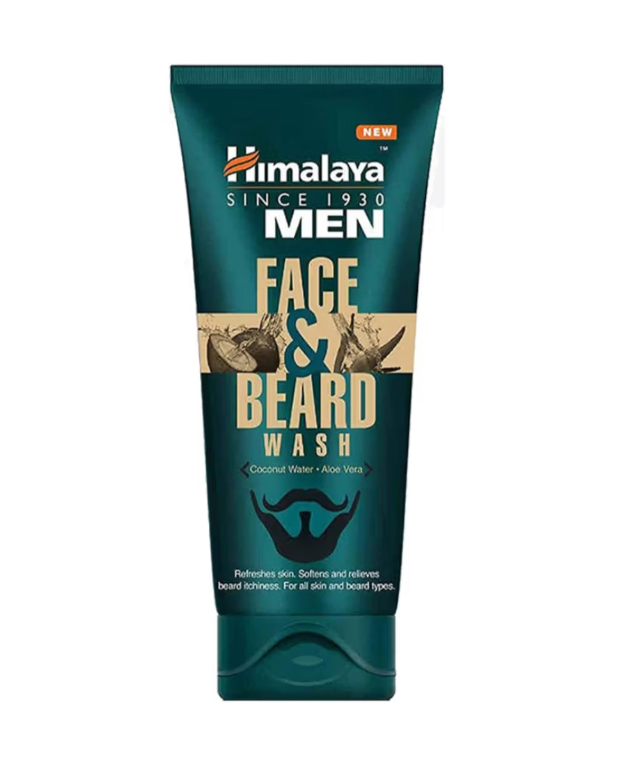 Face Wash- Himalaya Men Face & Beard Wash with Coconut Water & Aloe Vera 40ml