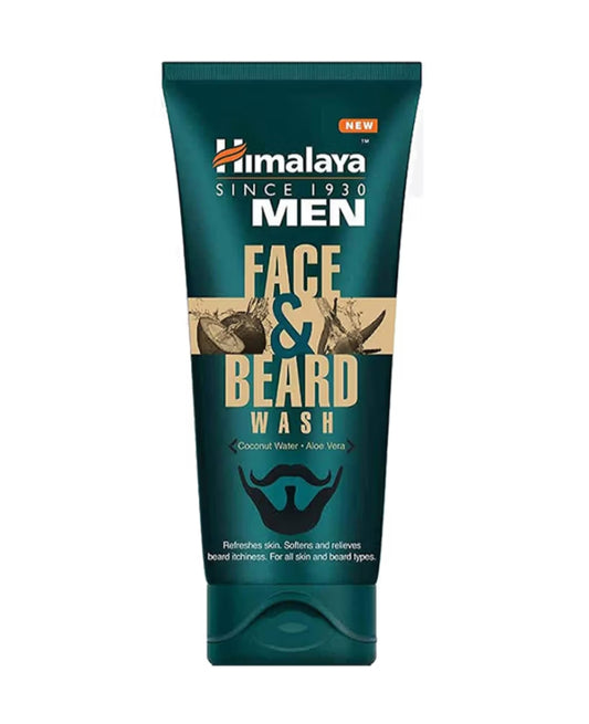 Face Wash- Himalaya Men Face & Beard Wash with Coconut Water & Aloe Vera 40ml